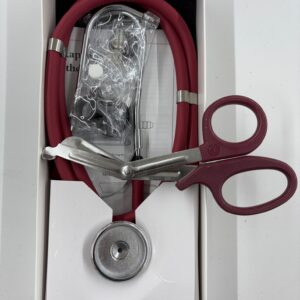 Stethoscope and Shears (Burgundy)