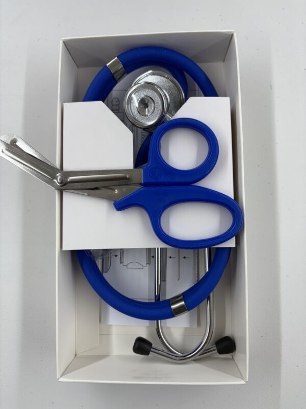 Stethoscope and Shears (Blue)