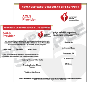 ACLS Provider eCard