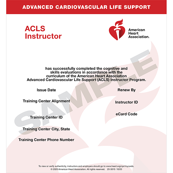 ACLS Instructor Course