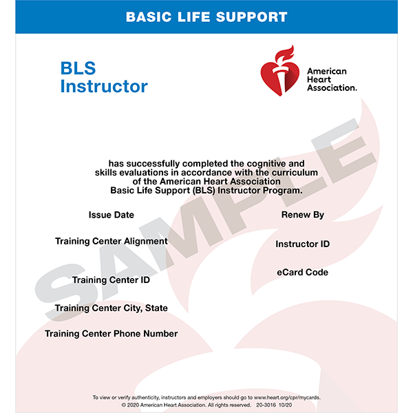 BLS Instructor Course
