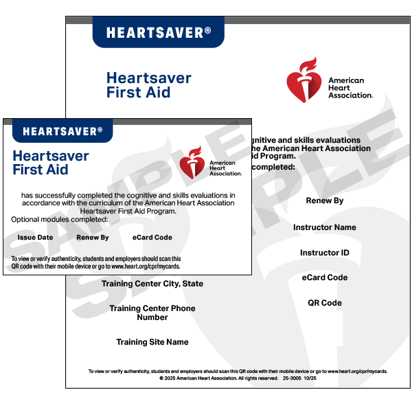 Heartsaver First Aid eCard