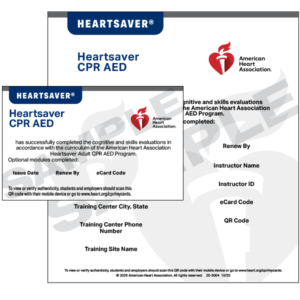 Heartsaver® CPR AED eCard